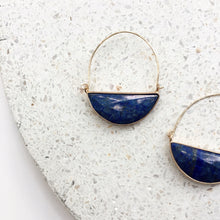 Half Moon Stone Earrings - More Colors Available