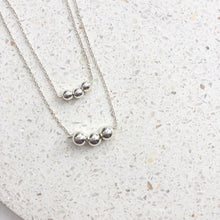 Three Stone Necklace - Silver